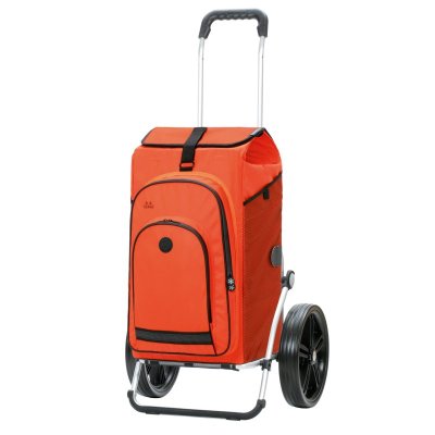 vagn dramaten med stora hjul, orange