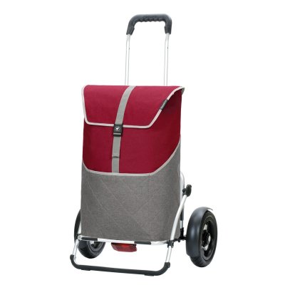 Shoppingvagn Andersen Royal Plus Lassse med hjul Ø 25 cm, röd