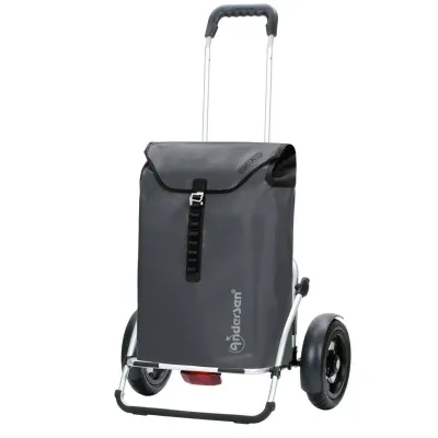 Shoppingvagn Andersen Royal Plus Extra Ortlieb med hjul Ø 25 cm, antrasit